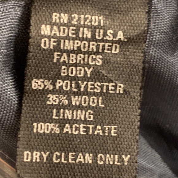 Ejoven by Farrah Charcoal Gray Herringbone Tweed Mens Sport Coat Blazer Size 40R - Picture 5 of 9